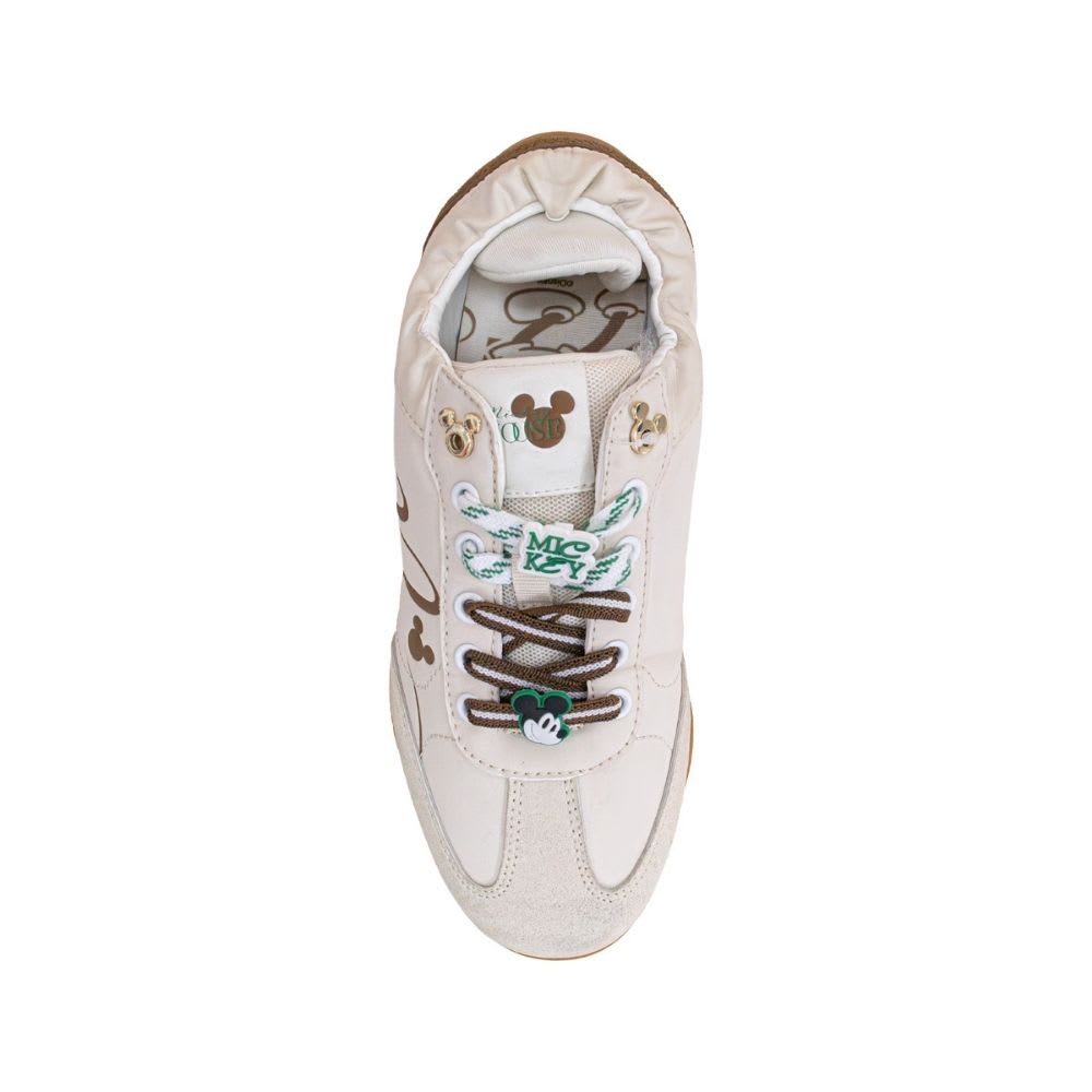 Zapatillas Urbanas Mujer Mickey Mouse Crema1