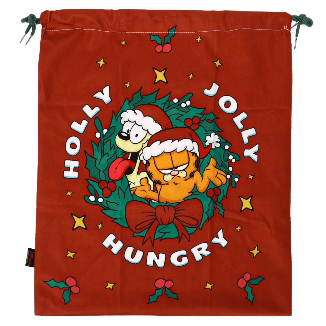 Tripack Bolsas para Regalo de Navidad Garfield incluye 3 Bolsas de 48x57 cm Modelos 1, 2 y 33
