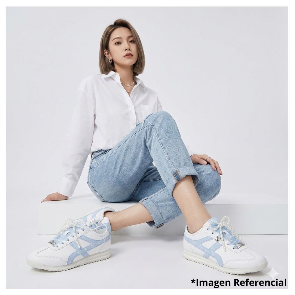 Zapatillas Casual Mujer Stitch Perlas7