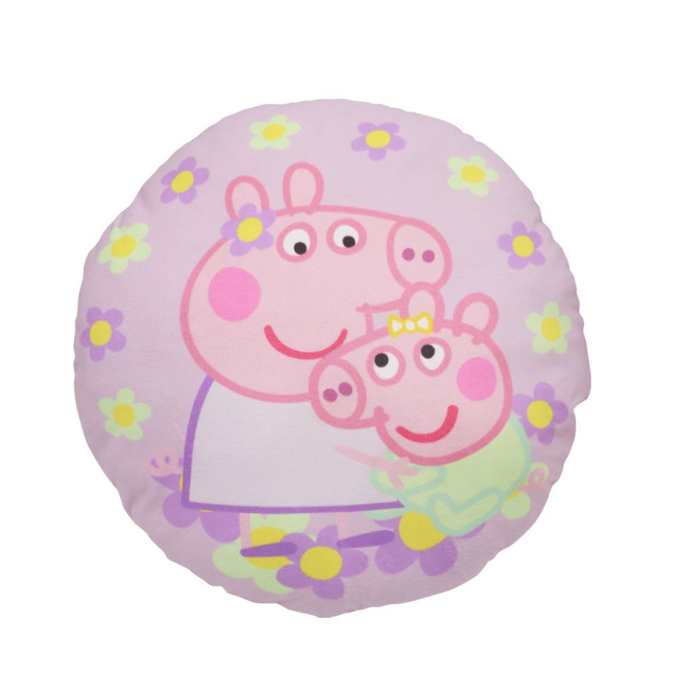 Cojin Almohada Peppa Pig Durmiendo Redondo 33x33 cm 0