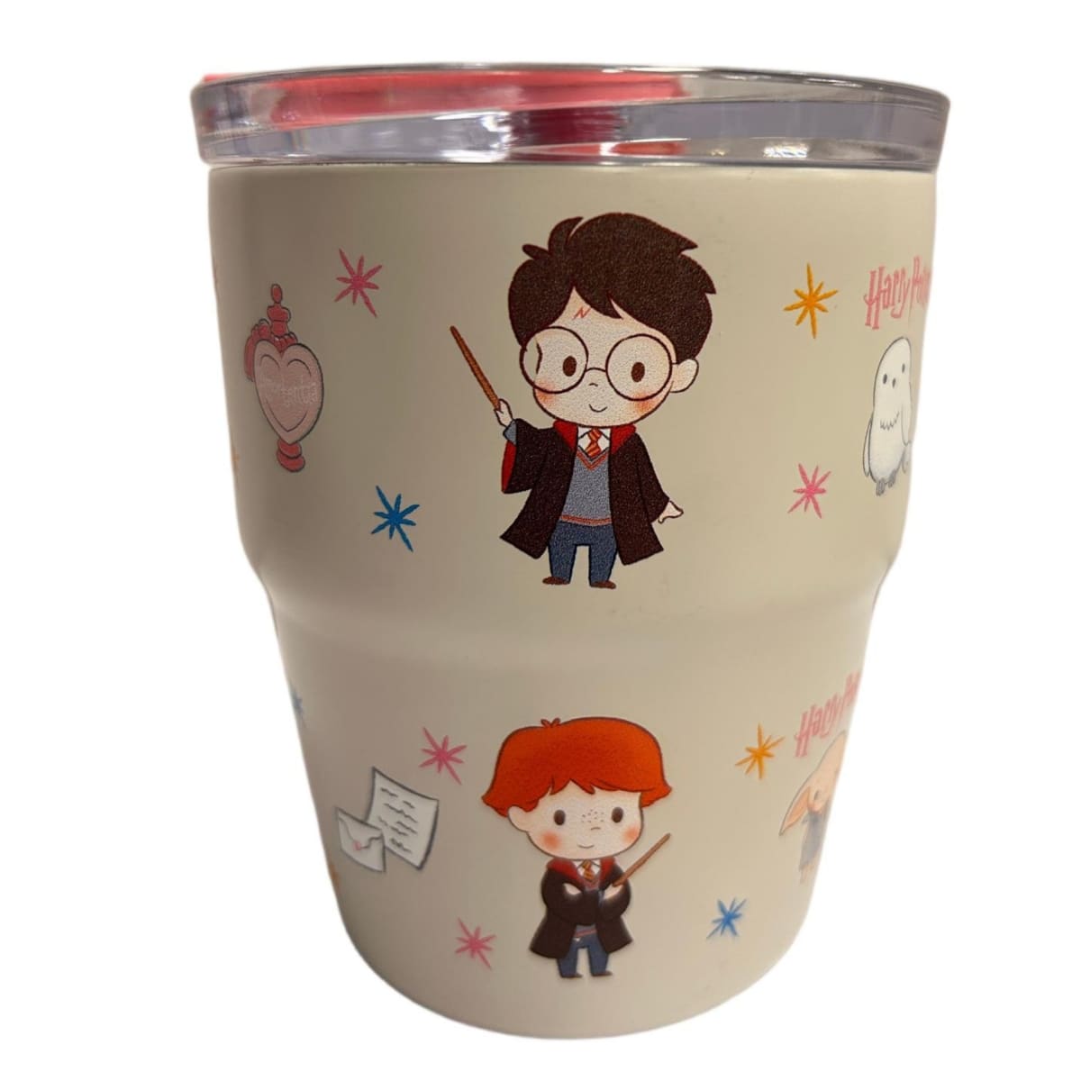 Mug vaso con cañita Harry Potter Kawaii Chibi 480 ml3