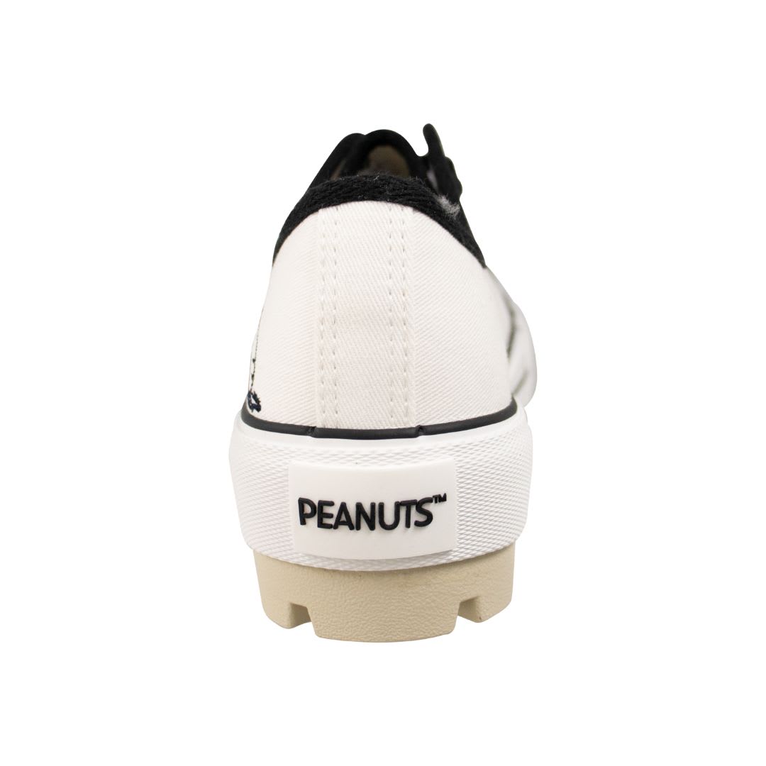 Zapatillas Urbanas Mujer Snoopy Blanco y Negro3