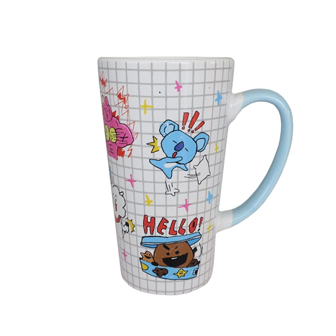 Mug Taza BT21 Personajes Completos Line Friends KPop Kawaii 480 ML2