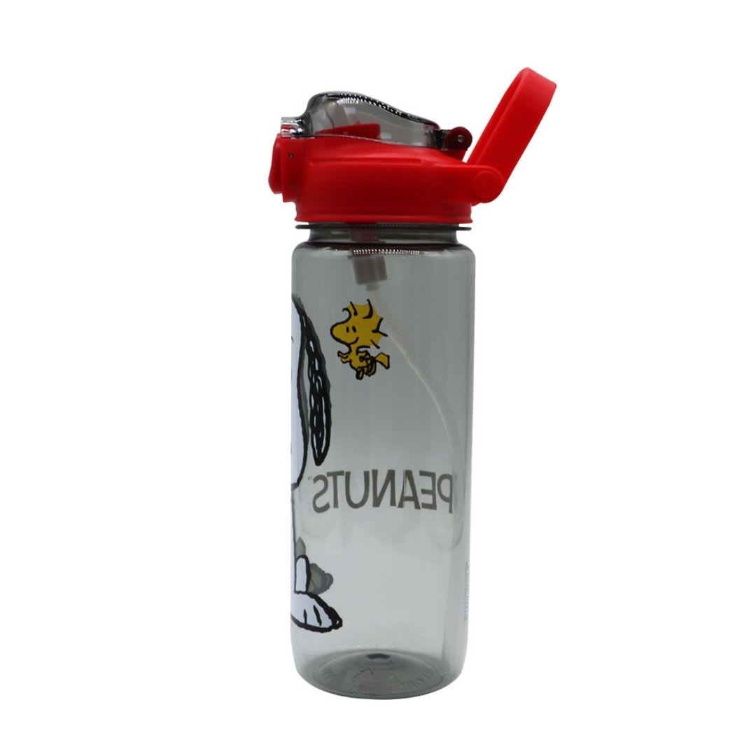 Tomatodo Escolar Botella Con Cañita Snoopy Gris 750 ML3
