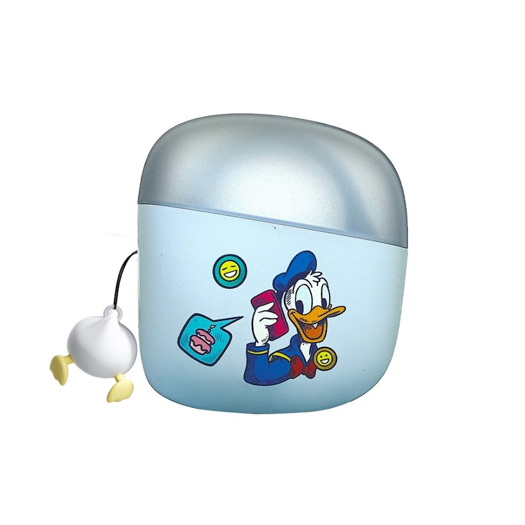 Audifonos Bluetooth Open Ear Pato Donald Celeste3