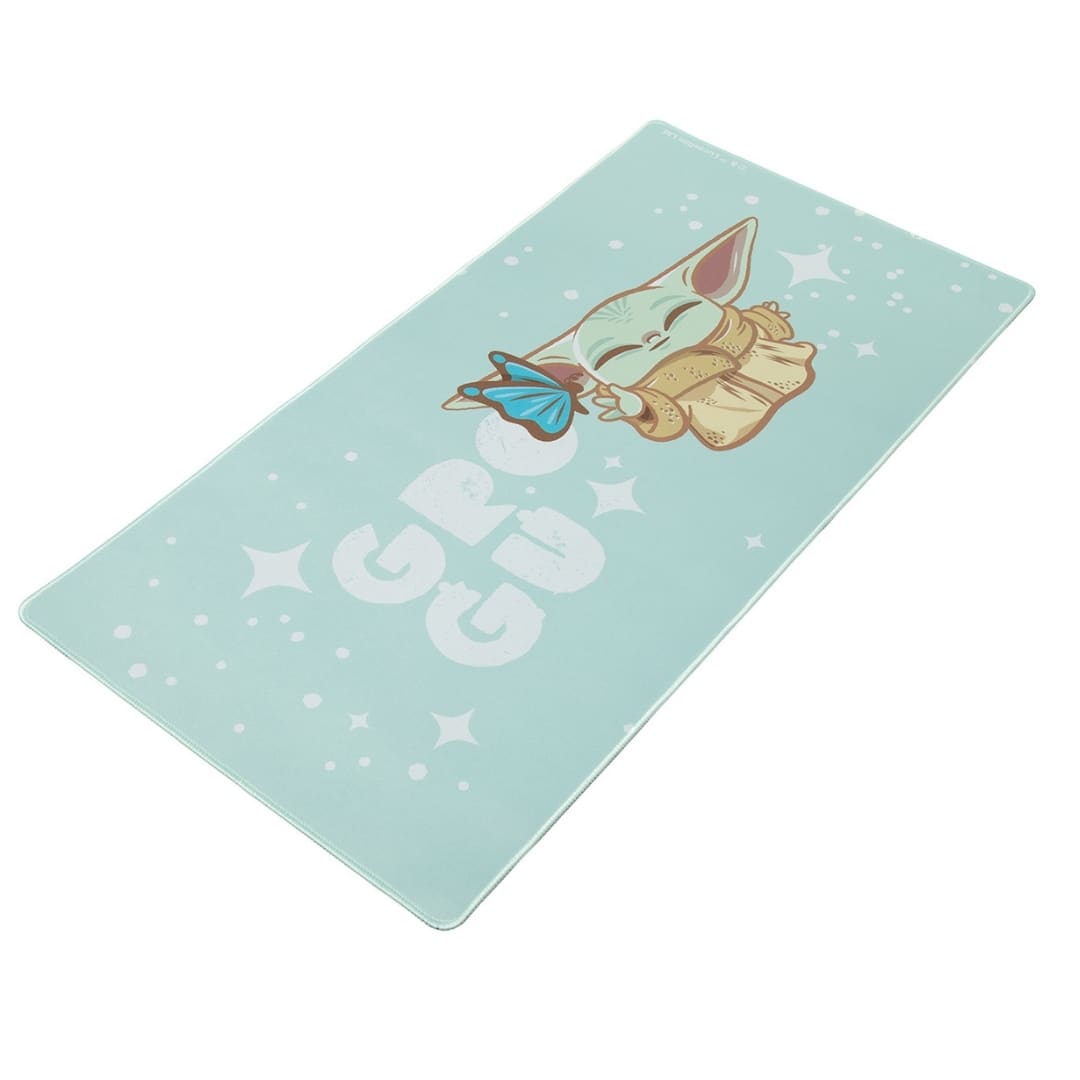 Mouse Inalambrico + Pad Desk Star Wars Baby Yoda Neopreno Antideslizante 80x40 CM Mod 34