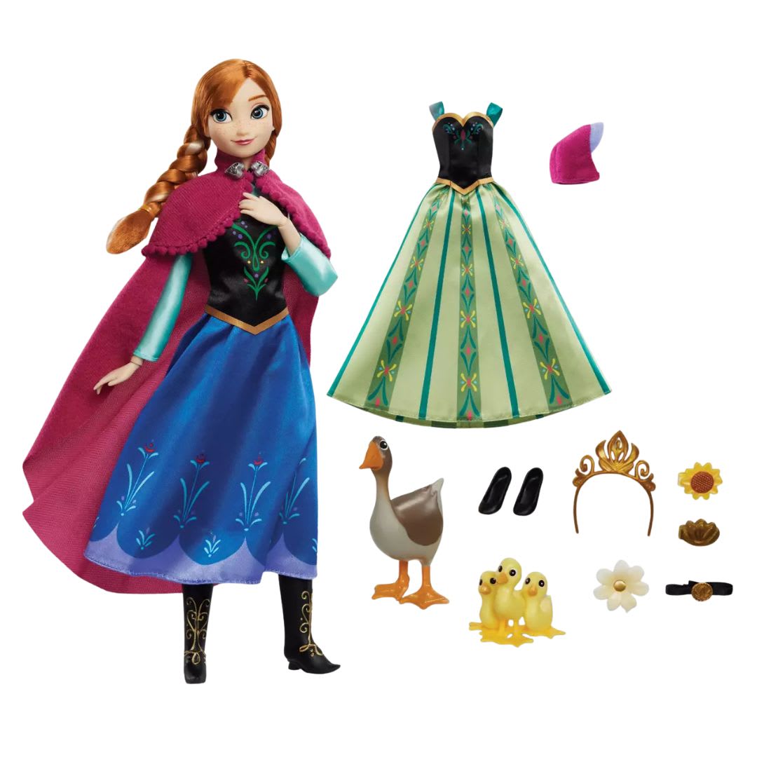 Muñeca Disney Store Ana Frozen con ropa y accesorios4