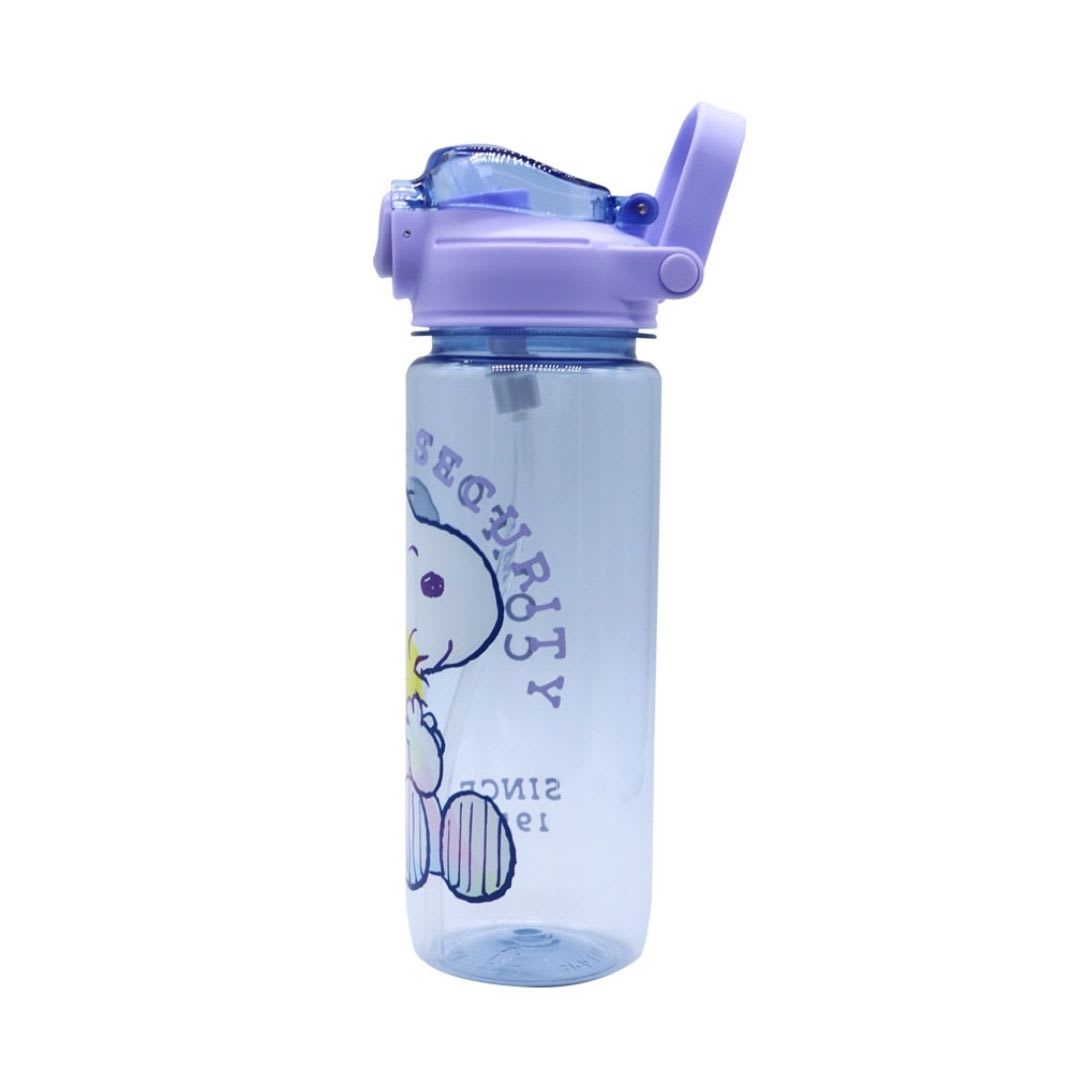 Tomatodo Escolar Botella Con Cañita Snoopy Lila 750 ML3