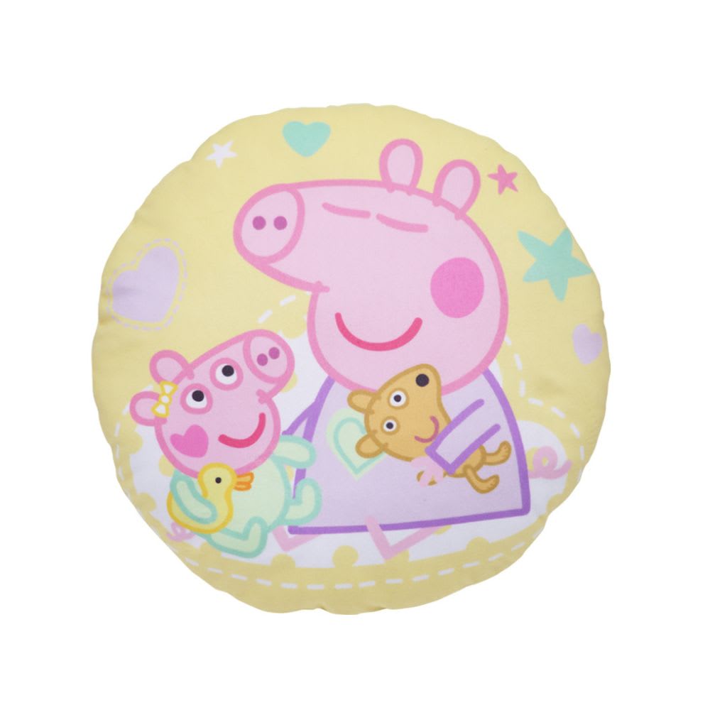 Cojin Almohada Peppa Pig Evie Patito Redondo 33x33 cm 0