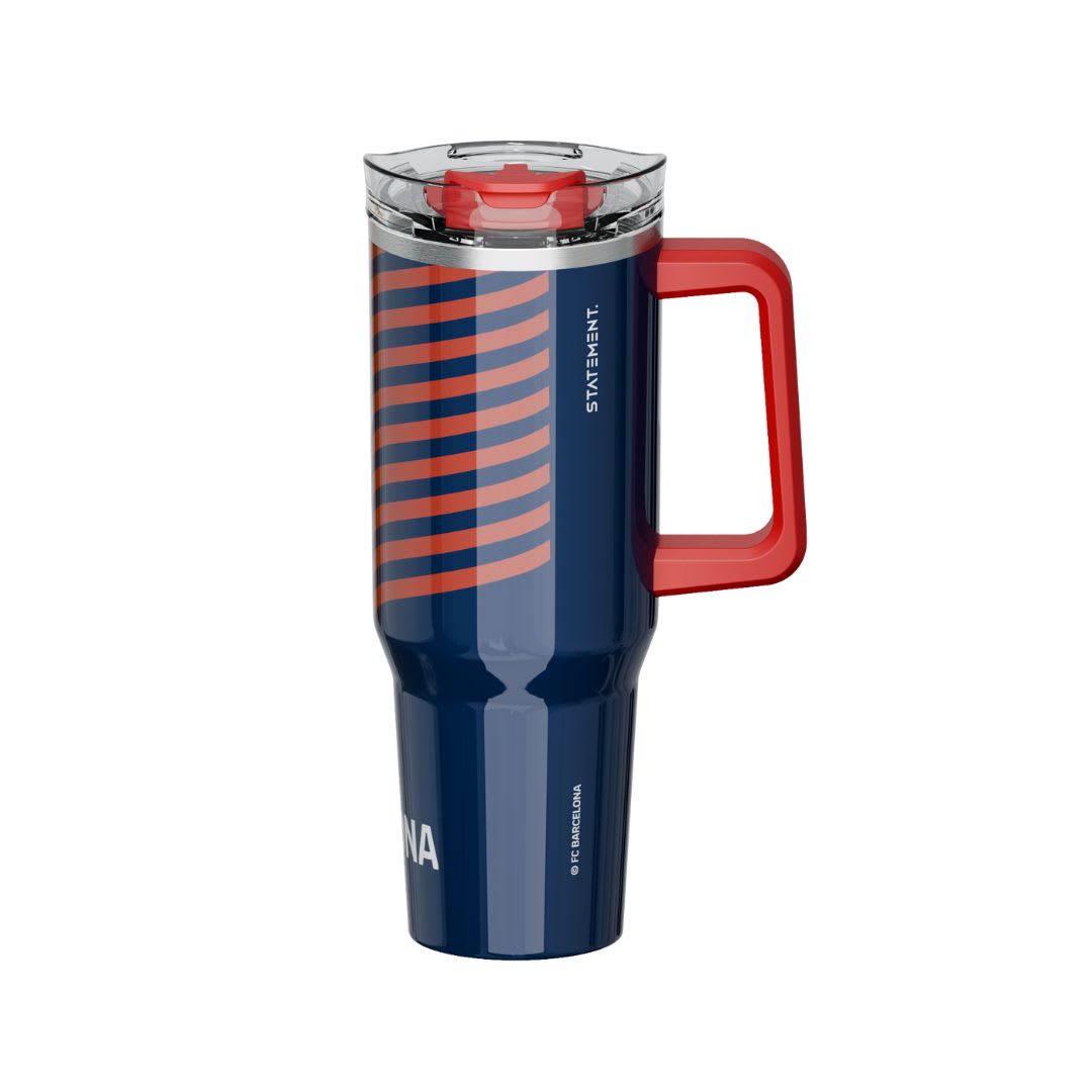 Mug vaso con cañita Barcelona Futbol Chibi 1200 ml2