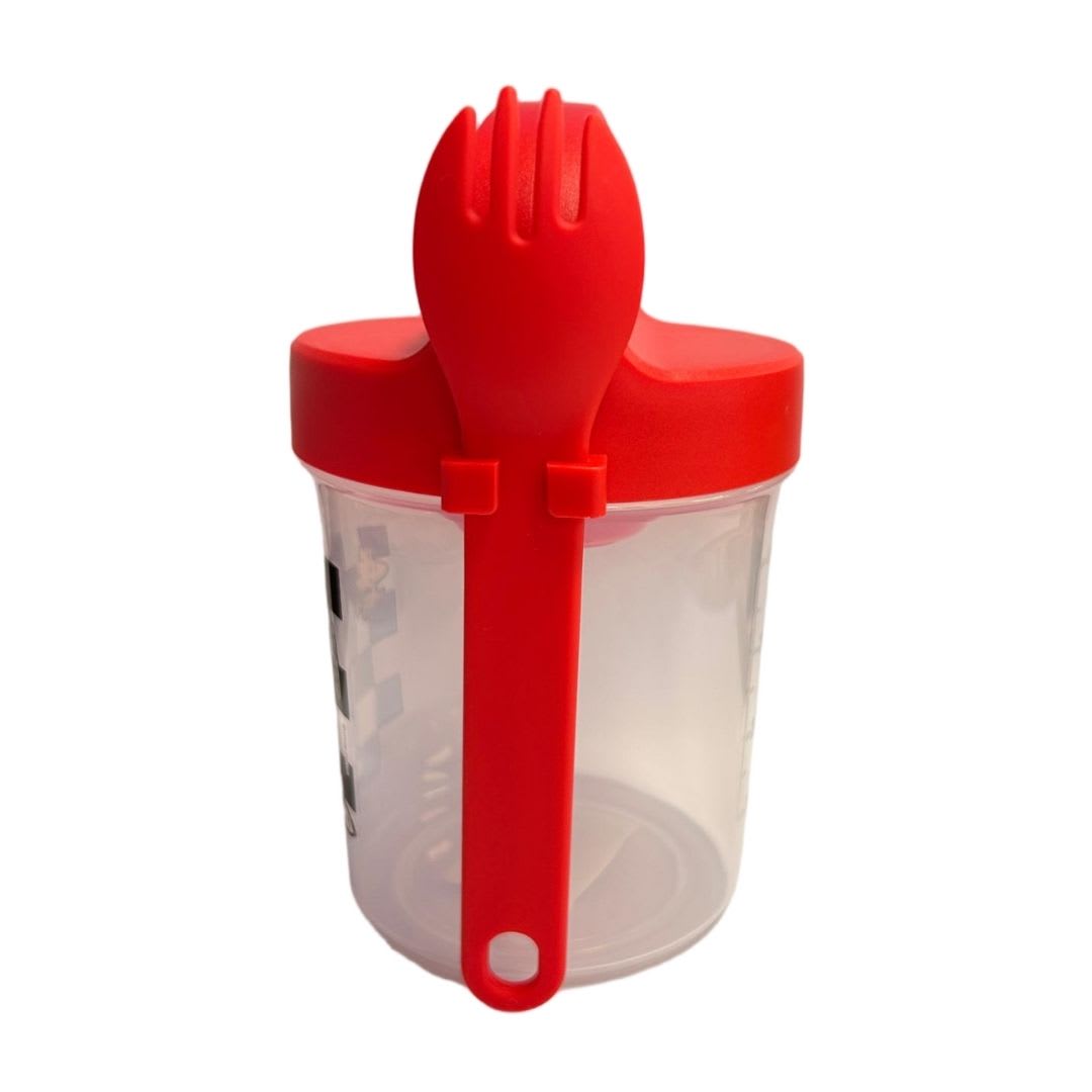 Taper con Cuchara Escolar Snoopy Gris 560 ML4