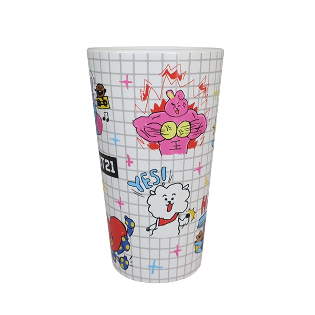 Mug Taza BT21 Personajes Completos Line Friends KPop Kawaii 480 ML3