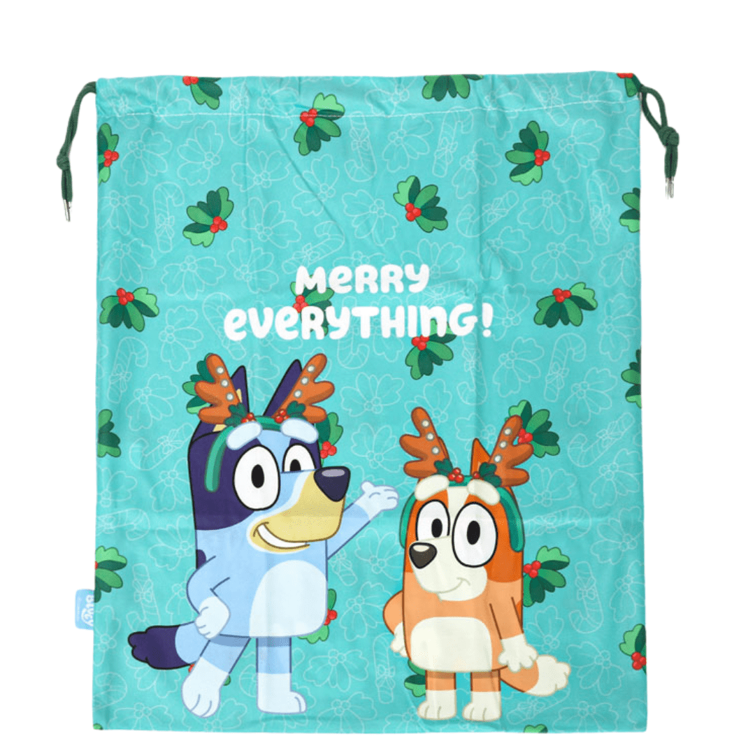 Bolsa Para Regalos Navidad Bluey 48x57cm Modelo 2 0
