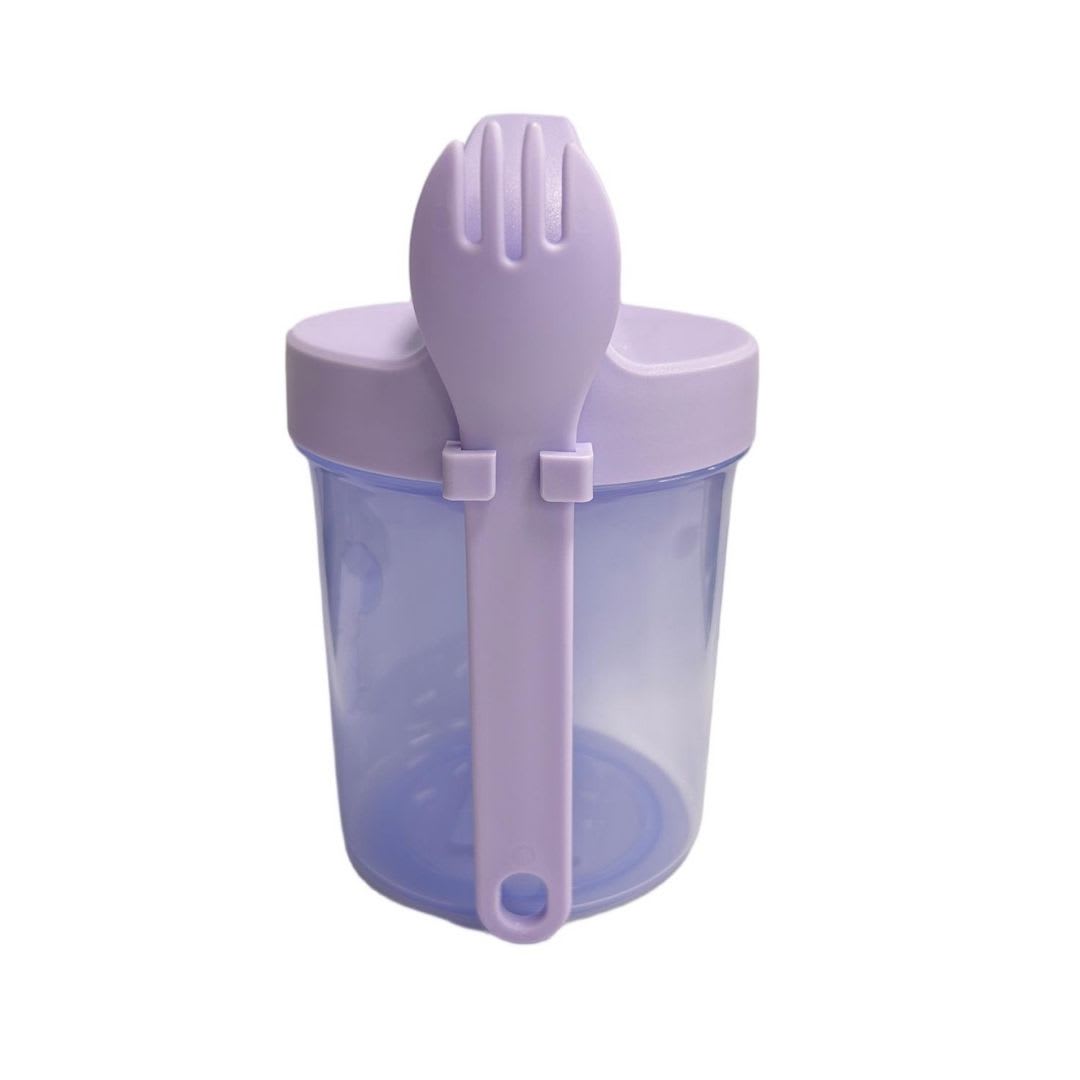 Taper con Cuchara Escolar Peanuts Lila 560 ML3