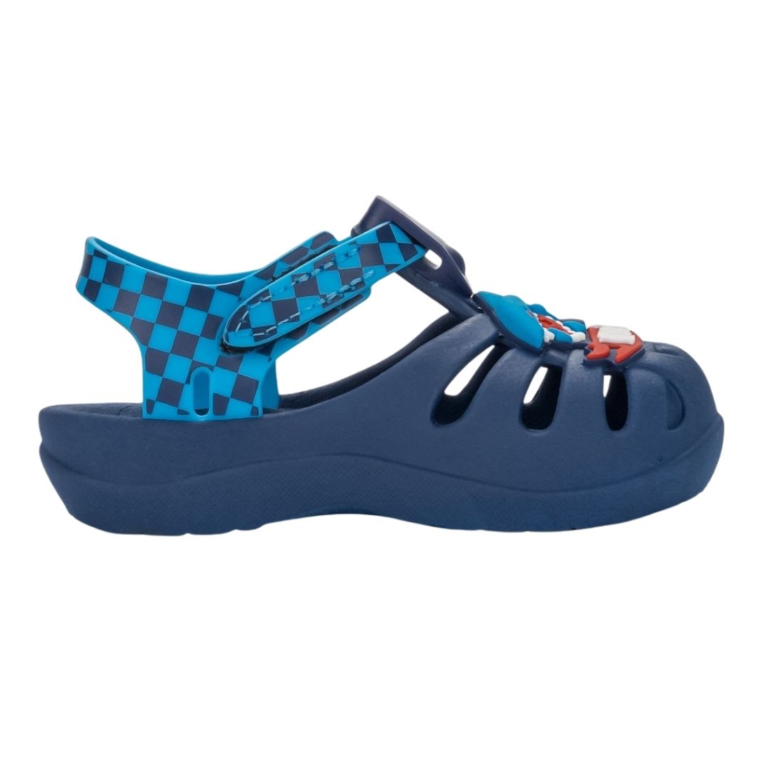 Sandalias Bebe Canasta Hot Wheels Azul5