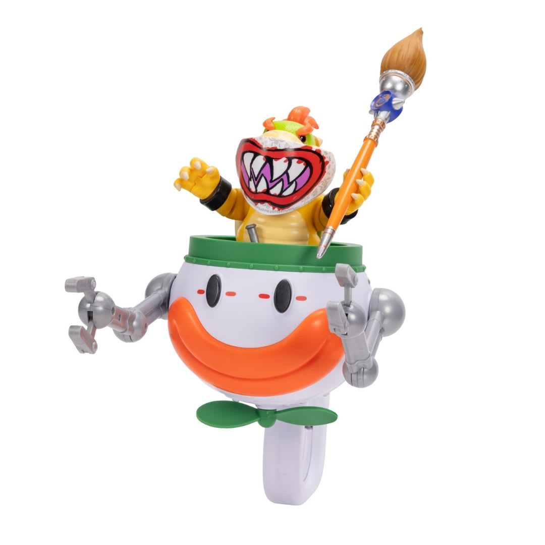 Set de Figuras Mario Galaxy Clowncar 13cm Nintendo4