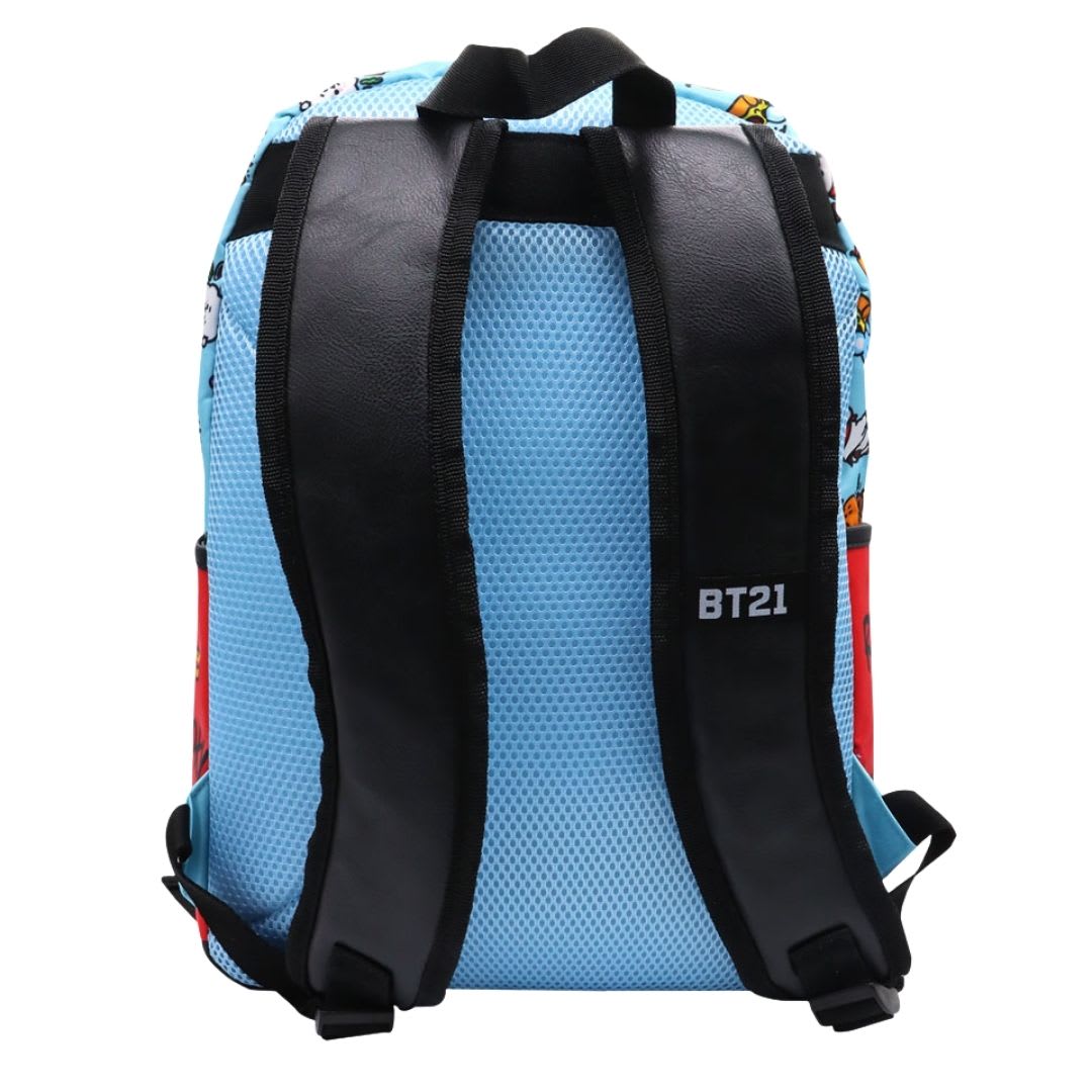 Pack Escolar Mochila BT21 Celeste Oficio3