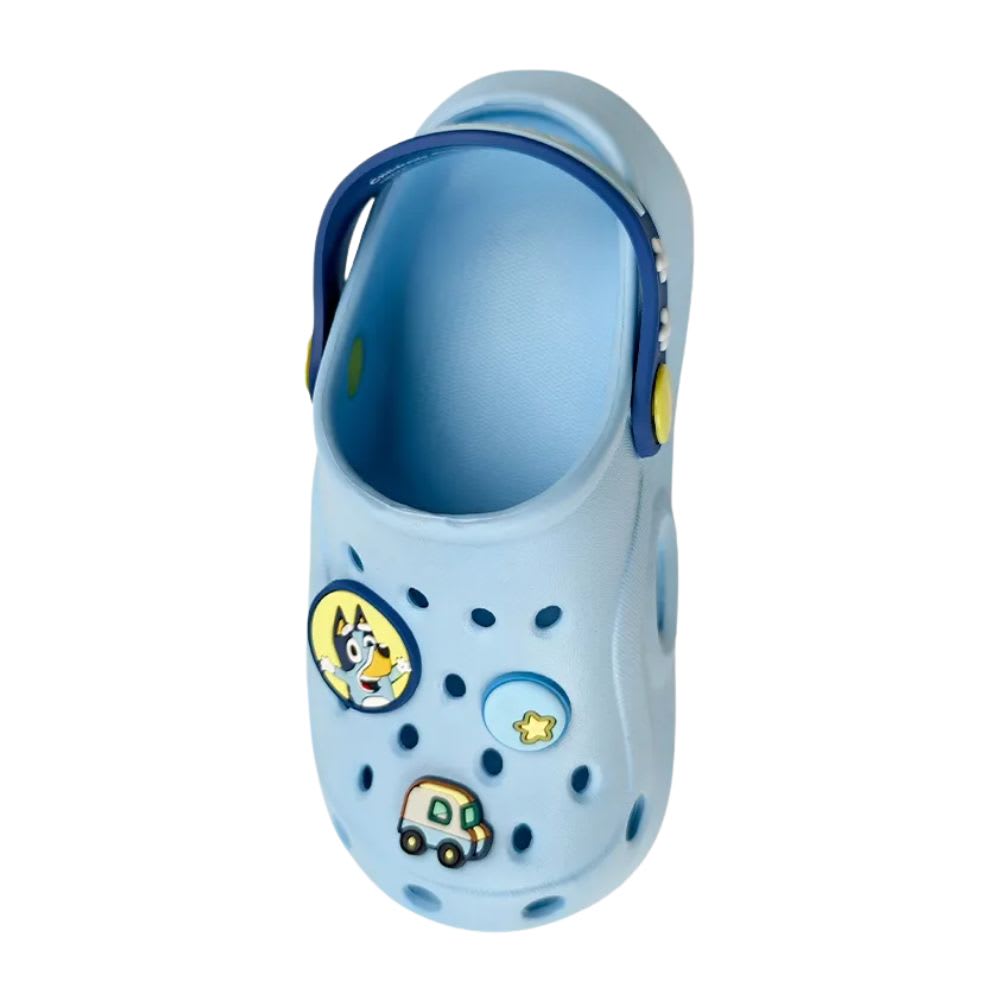 Sandalias Niño Clog Casual Bluey Celeste2