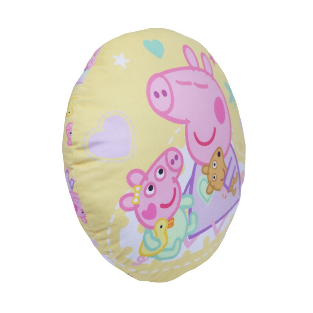 Cojin Almohada Peppa Pig Evie Patito Redondo 33x33 cm2