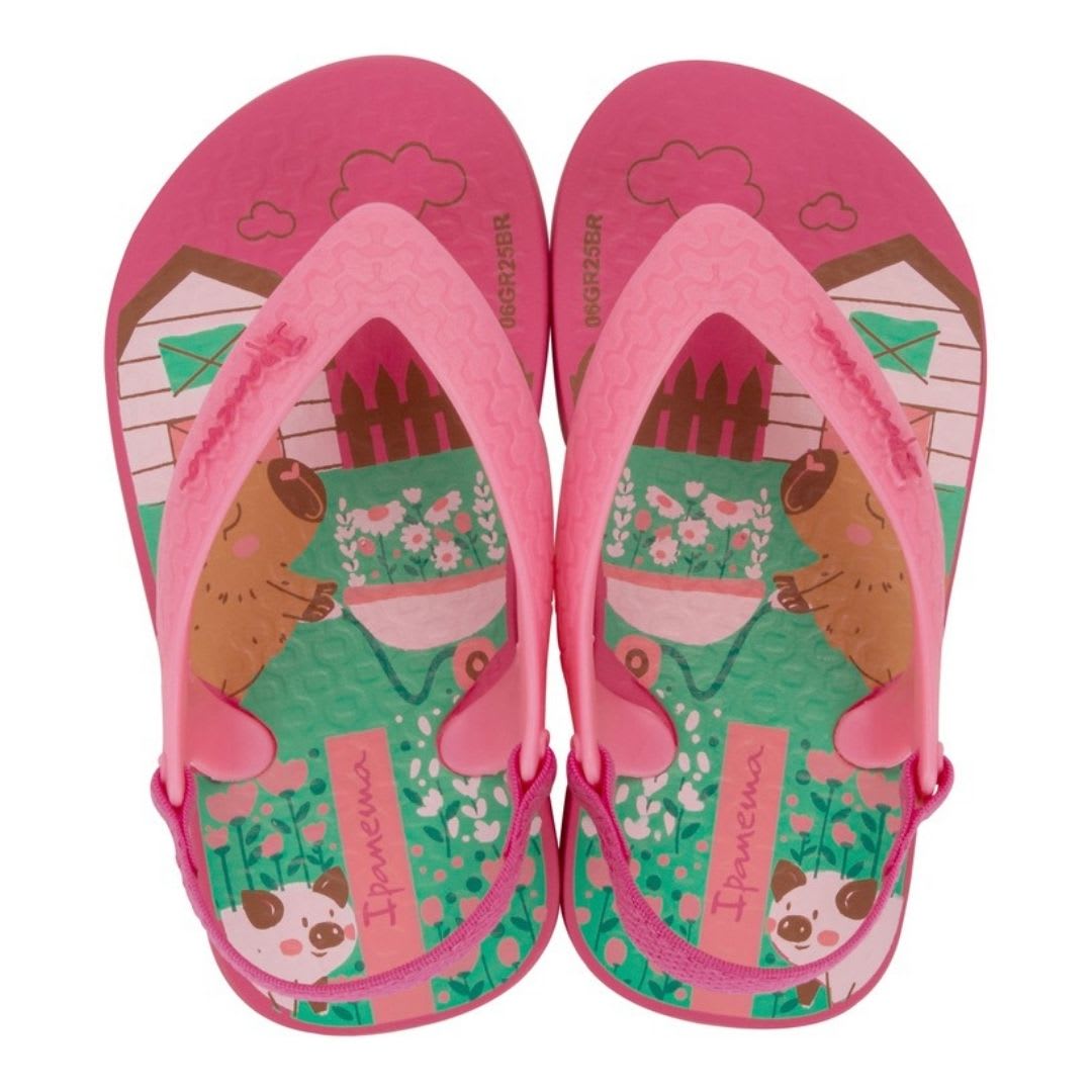 Sandalias Bebe Capibara Ipanema Rosado2