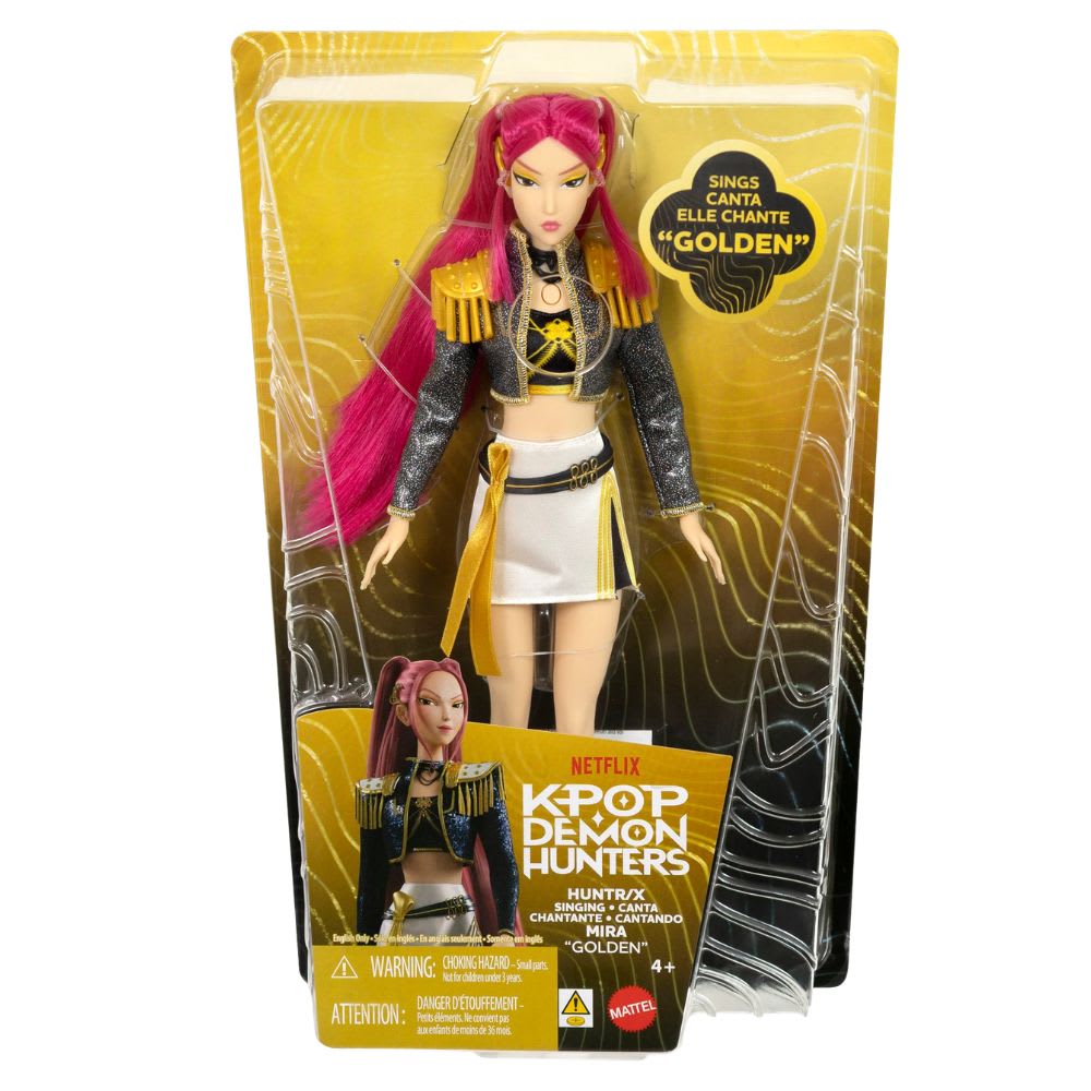 Muñeca Musical Mira Huntrix Golden Guerreras Kpop Demon Hunters Mattel4