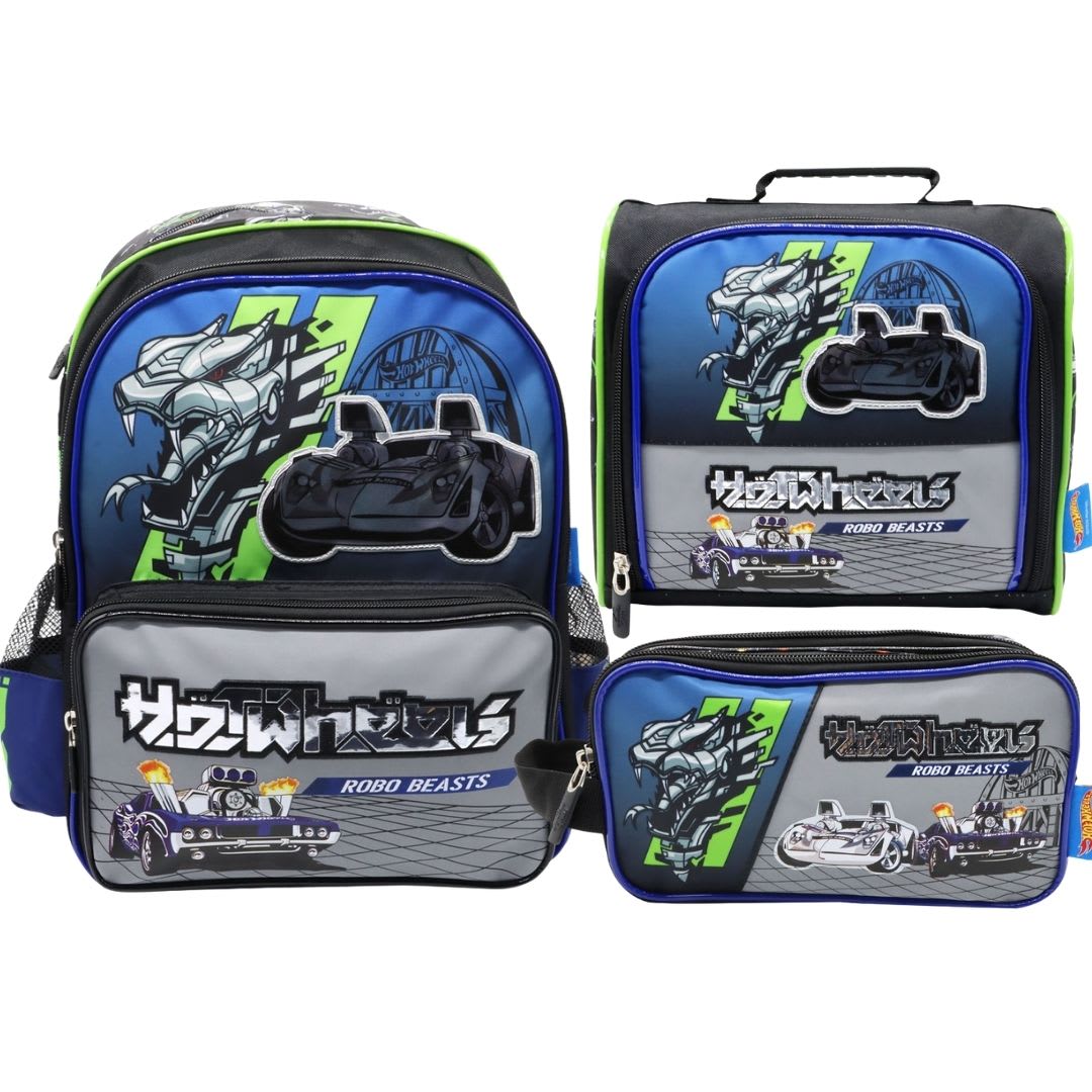 Pack Escolar Mochila Hot Wheels Oficio 0