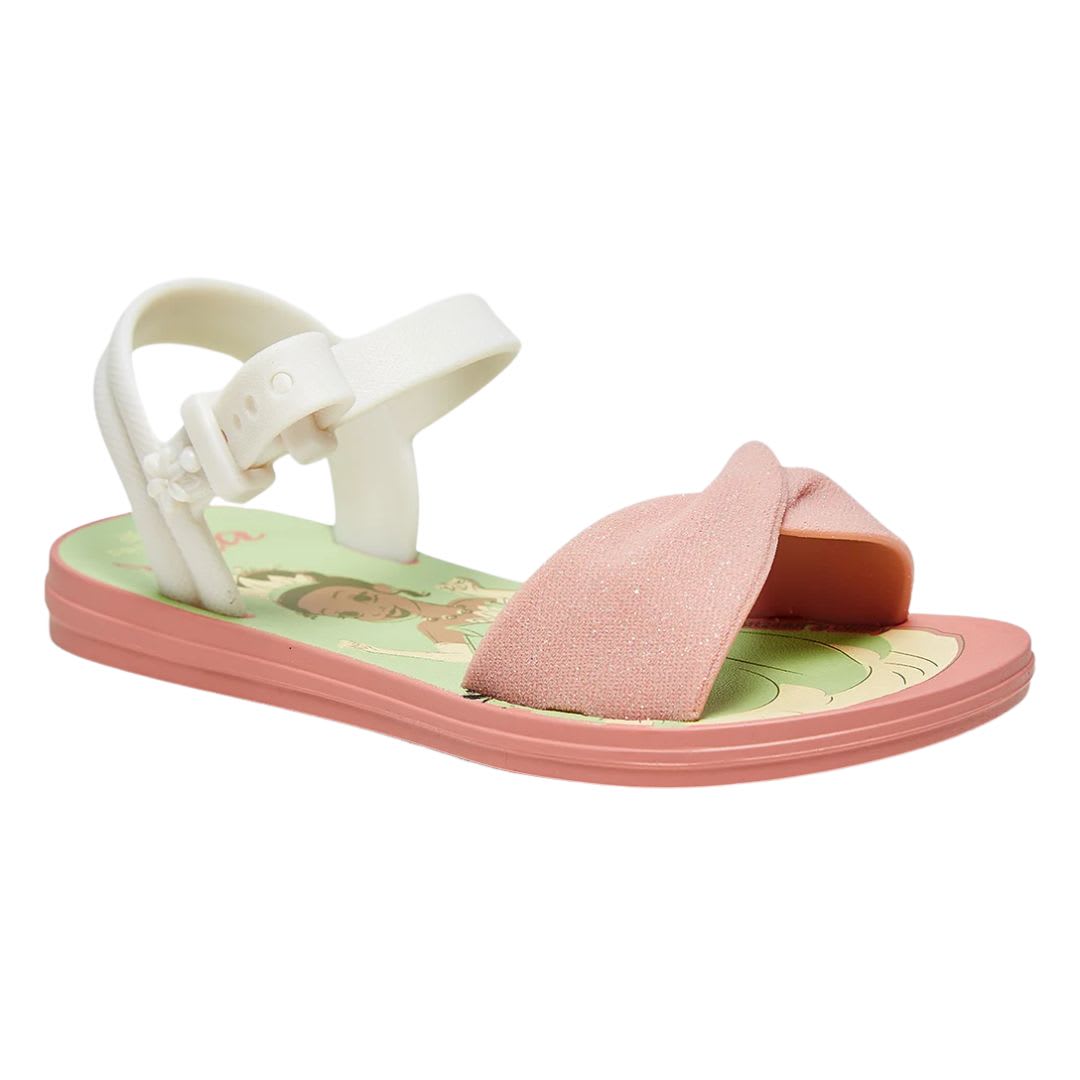 Sandalias Deluxe Princesa Tiana Verde Lila Niña2