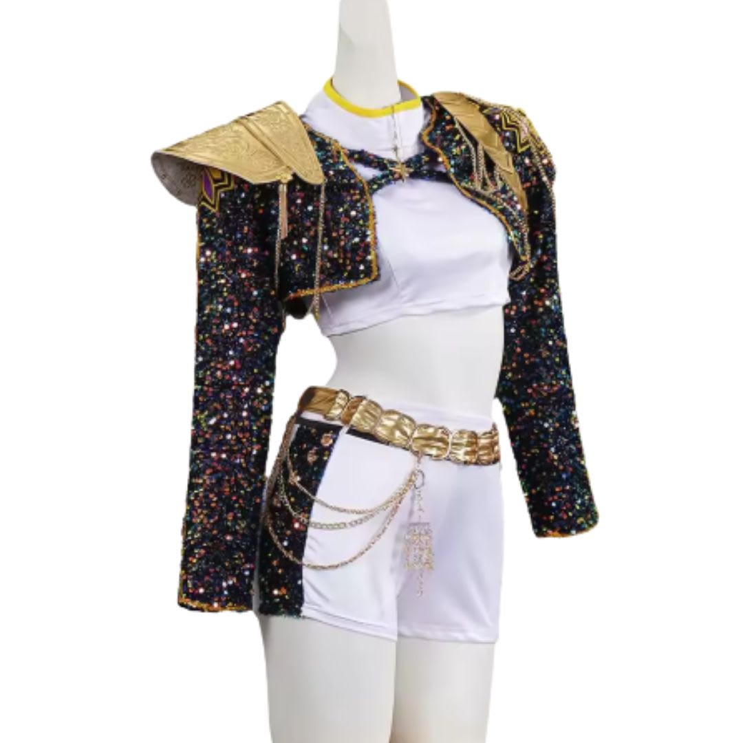 Disfraz Niña Rumi Golden Guerreras K-Pop Demon Hunters2