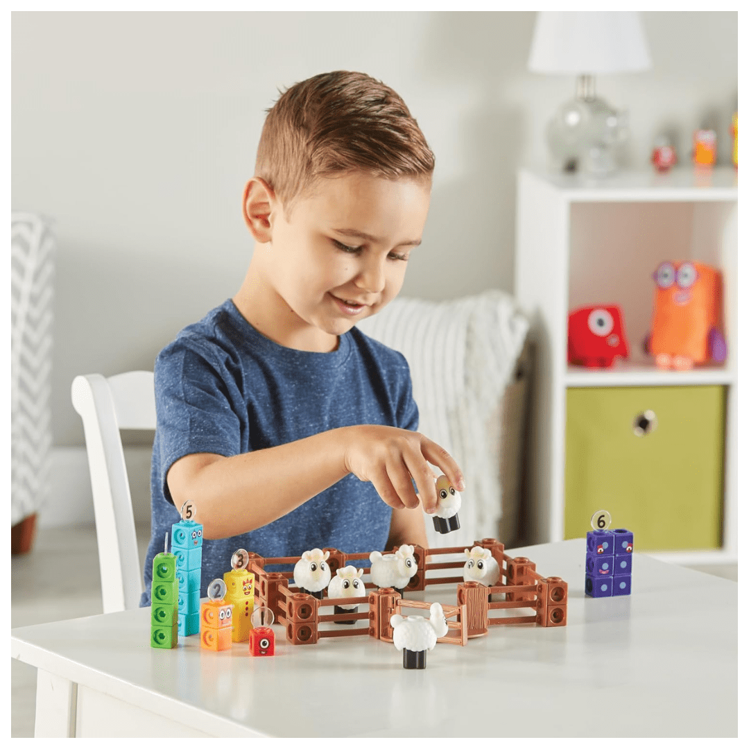 Numberblocks Set 1-5 Ovejas en la granja Number Blocks3