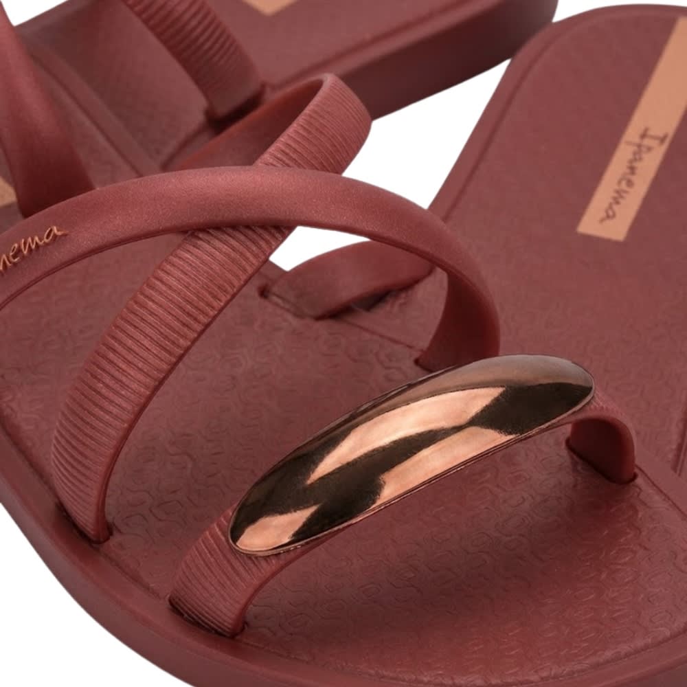 Sandalias Mujer Ipanema Metal Chic Cobre5