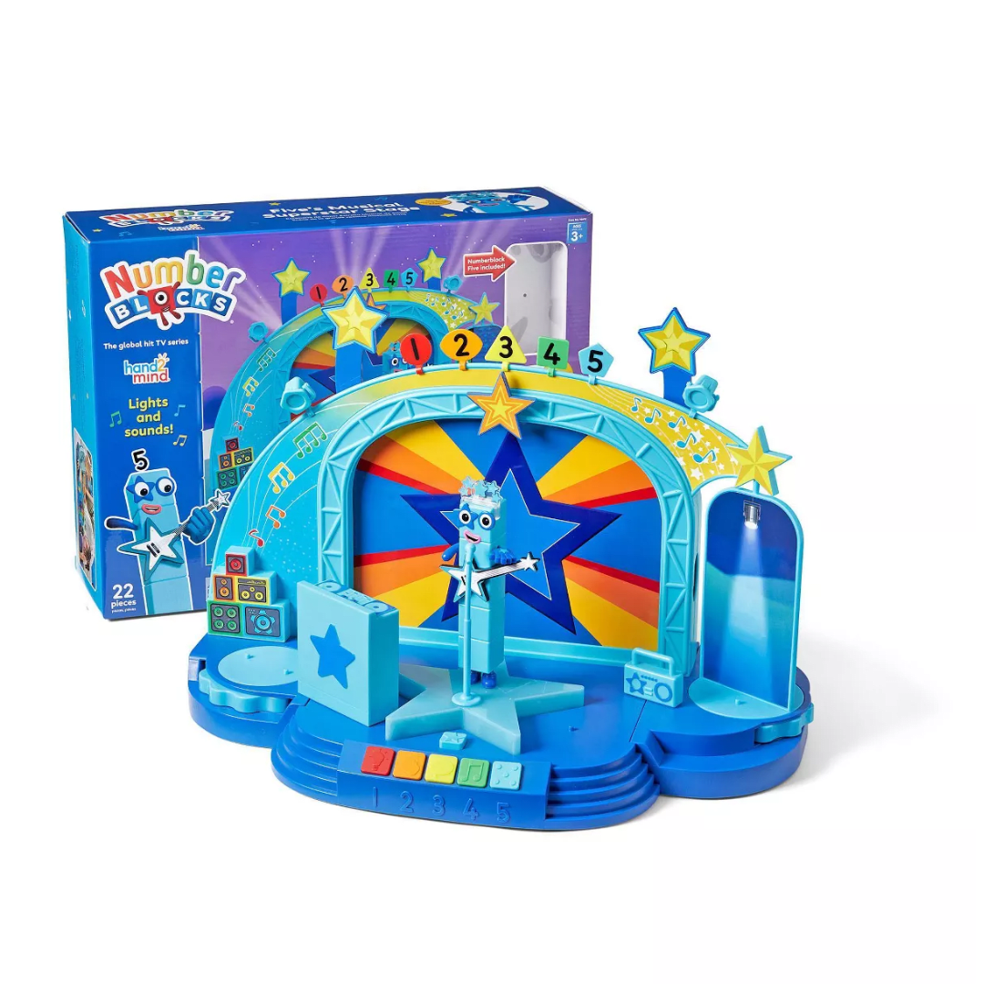 Playset Numberblocks Escenario de Super Estrellas 0