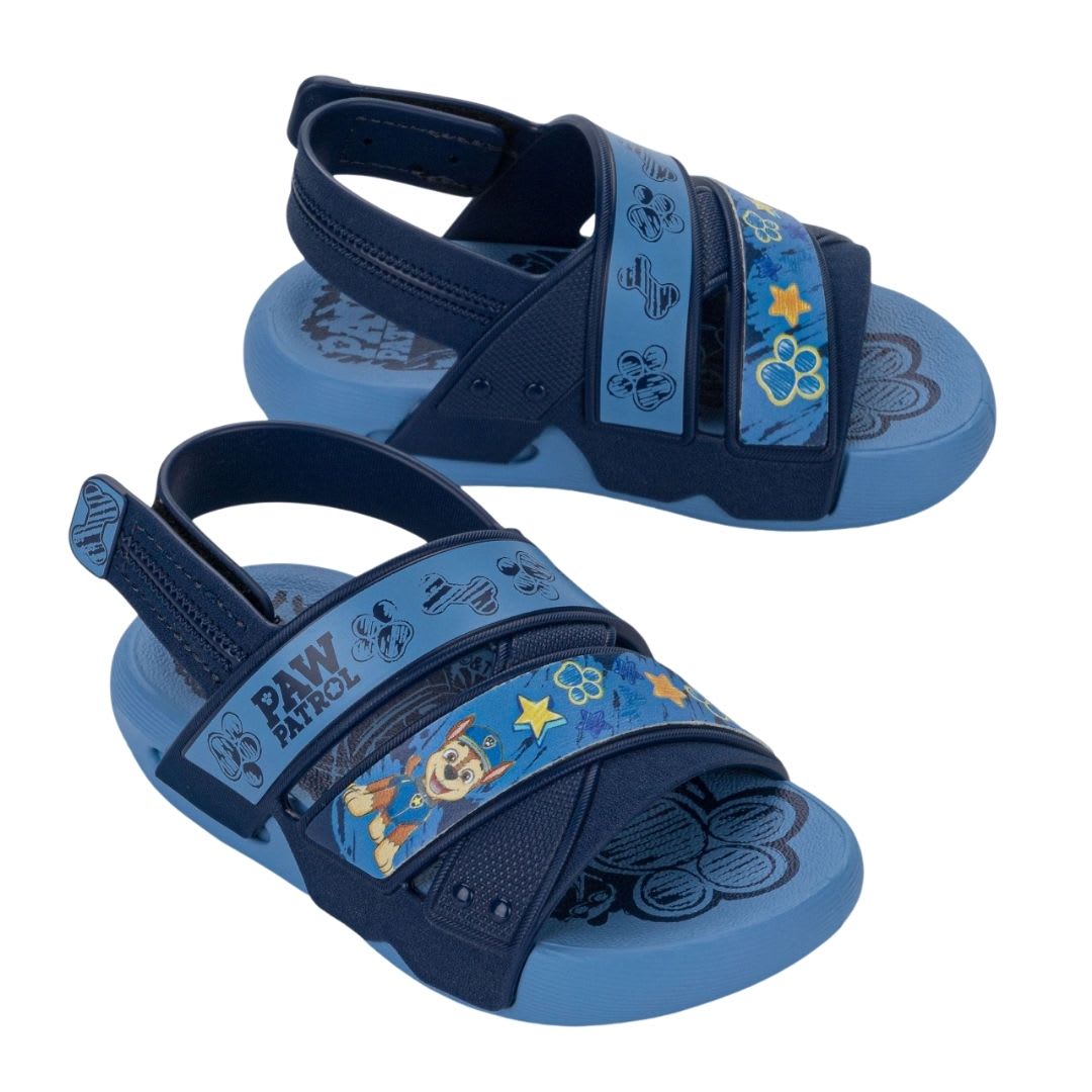 Sandalias Bebe Playera Chase Paw Patrol Azul4