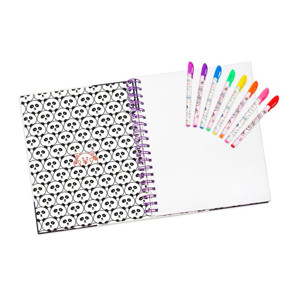 Cuaderno con Plumones Gel Turning Red3