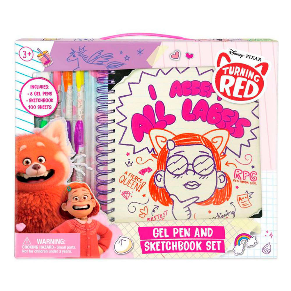 Cuaderno con Plumones Gel Turning Red2
