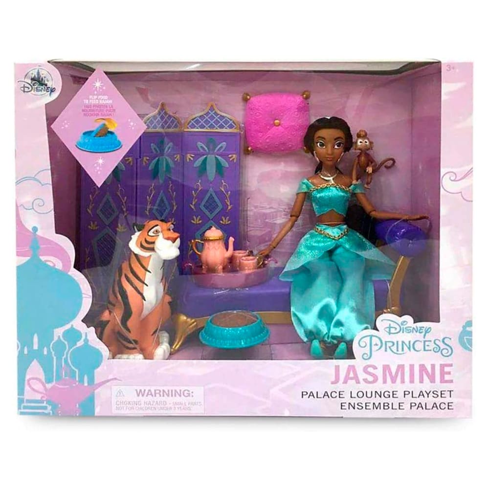 Playset Disney Store Jasmine y Rajá Aladdin3