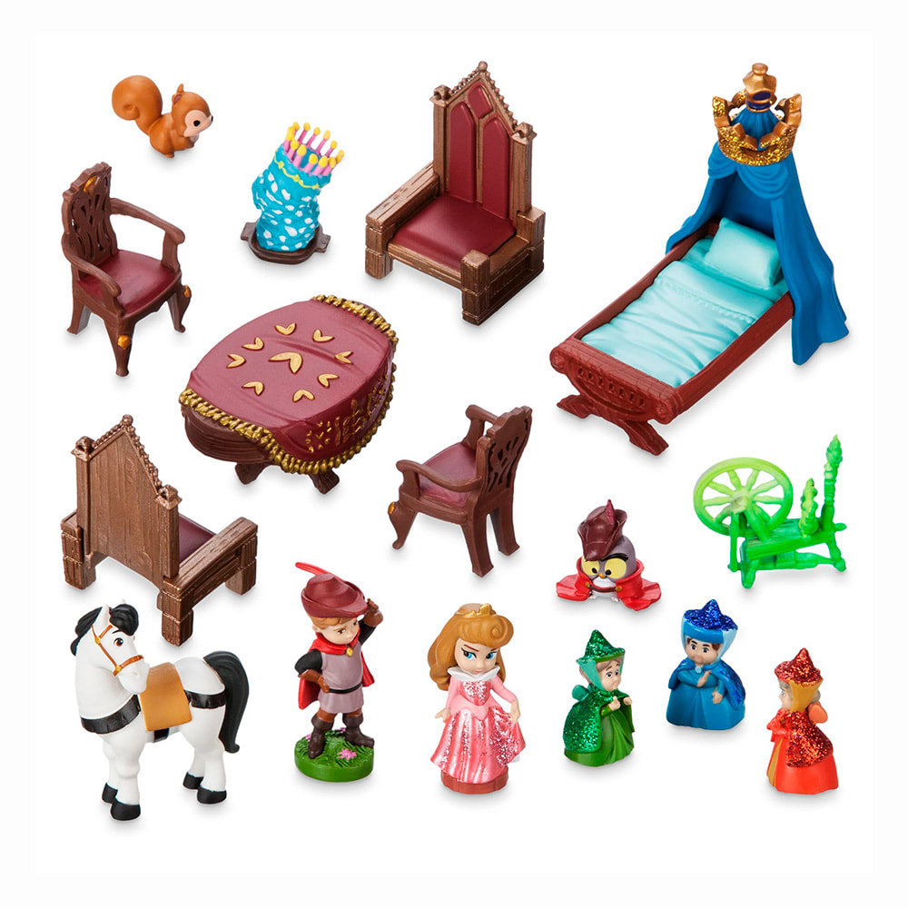 Castillo Disney Store Animators Collection Littles La Bella Durmiente3