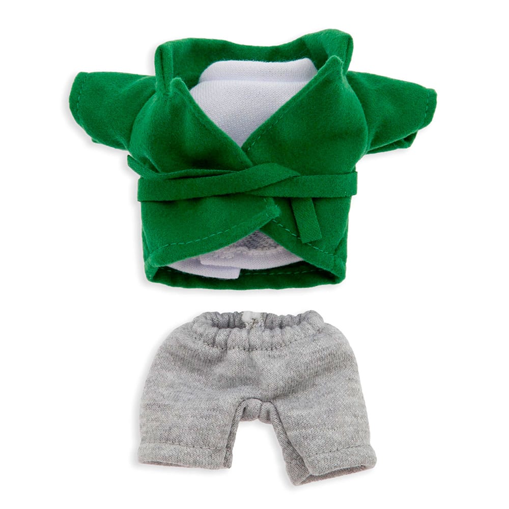Fashion pack nuiMOs Chaqueta verde, top y short gris 0