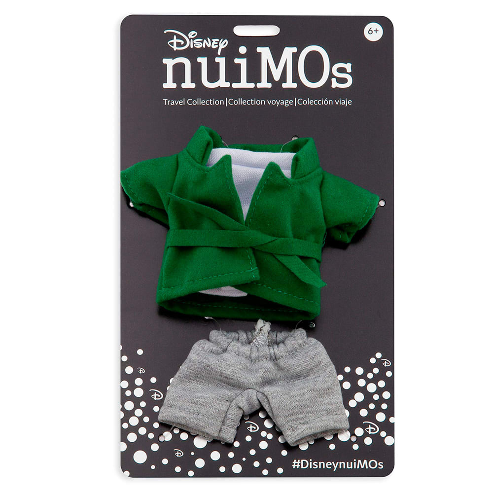 Fashion pack nuiMOs Chaqueta verde, top y short gris3