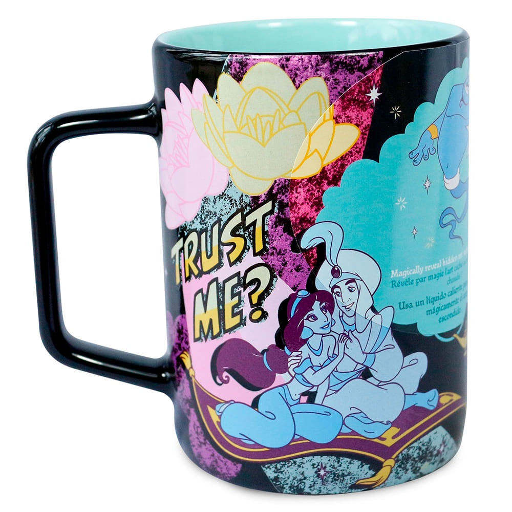 Mug Taza Disney Store Jasmine y Aladdin 0