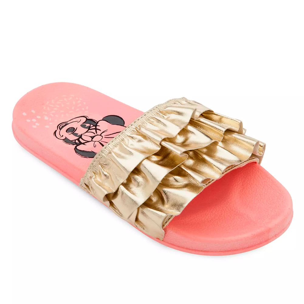 Sandalias Disney Store Minnie Mouse Rosada Niña2
