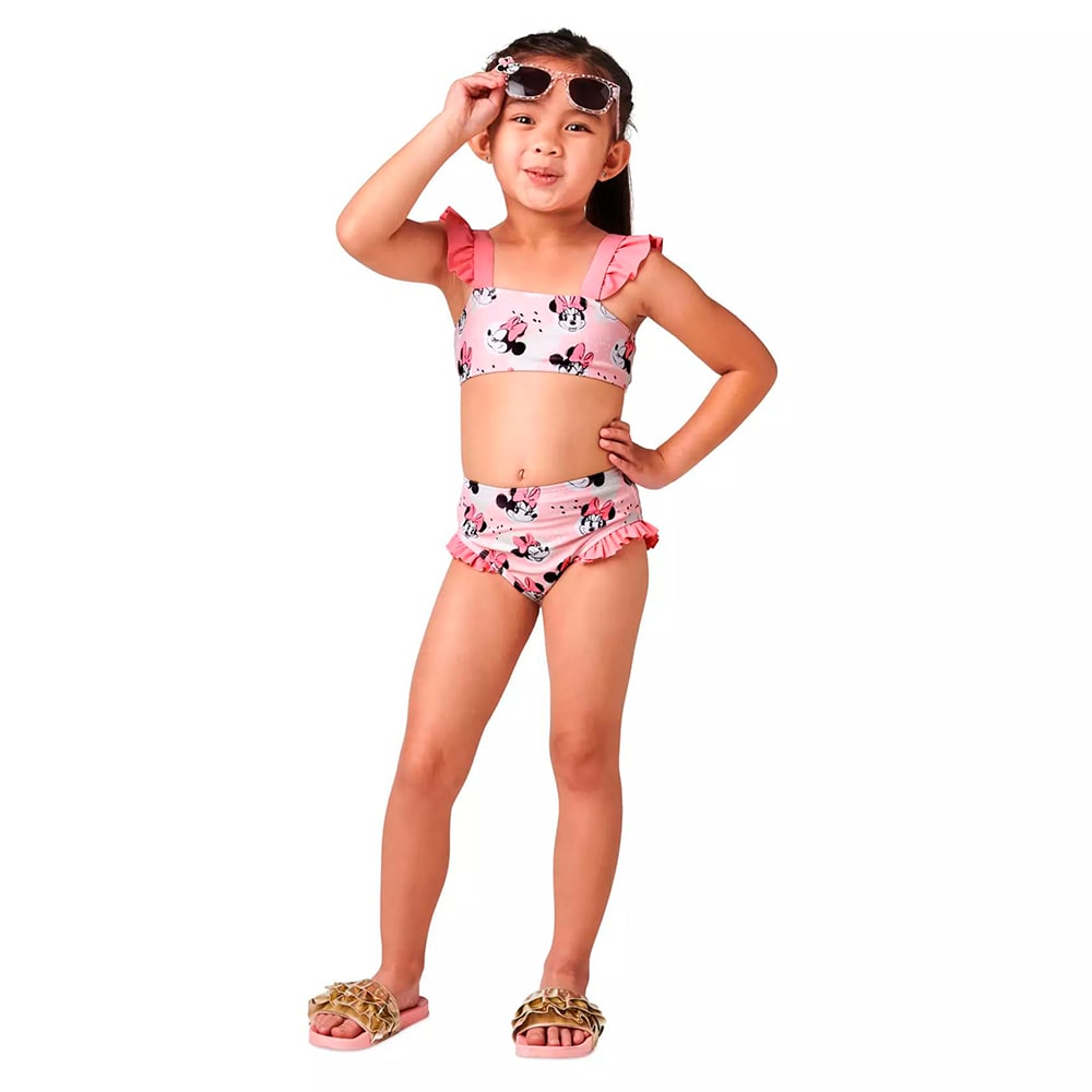 Sandalias Disney Store Minnie Mouse Rosada Niña4
