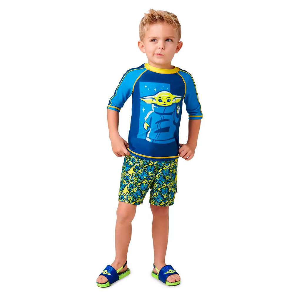 Polo Rash Guard Disney Store Grogu Mandalorian Star Wars3