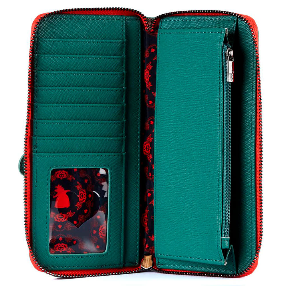 Billetera Loungefly Villana Alicia en el País de las Maravillas4