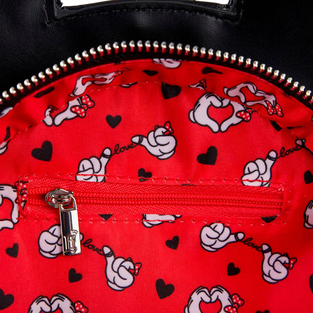 Cartera Crossbody Loungefly Mickey y Minnie Mouse5