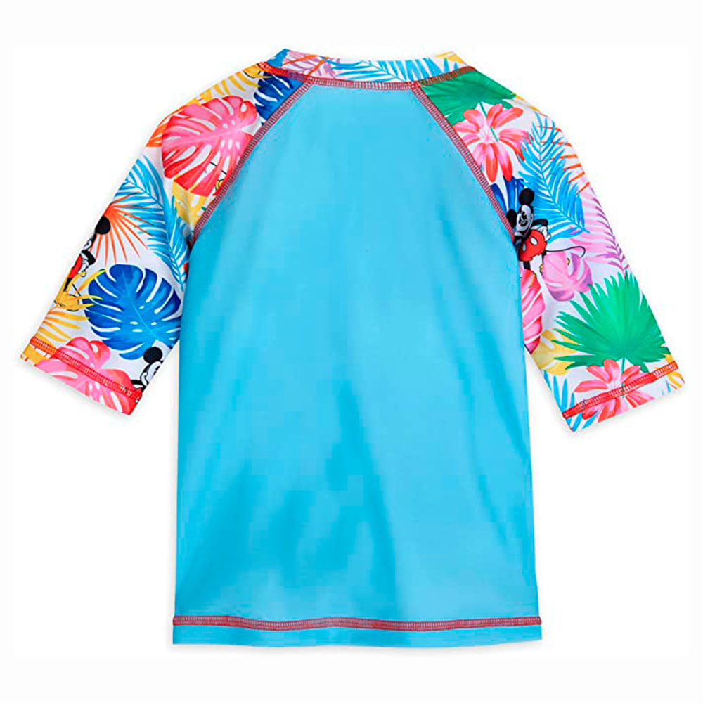 Polo Rash Guard Disney Store Mickey Mouse Hawaiano2