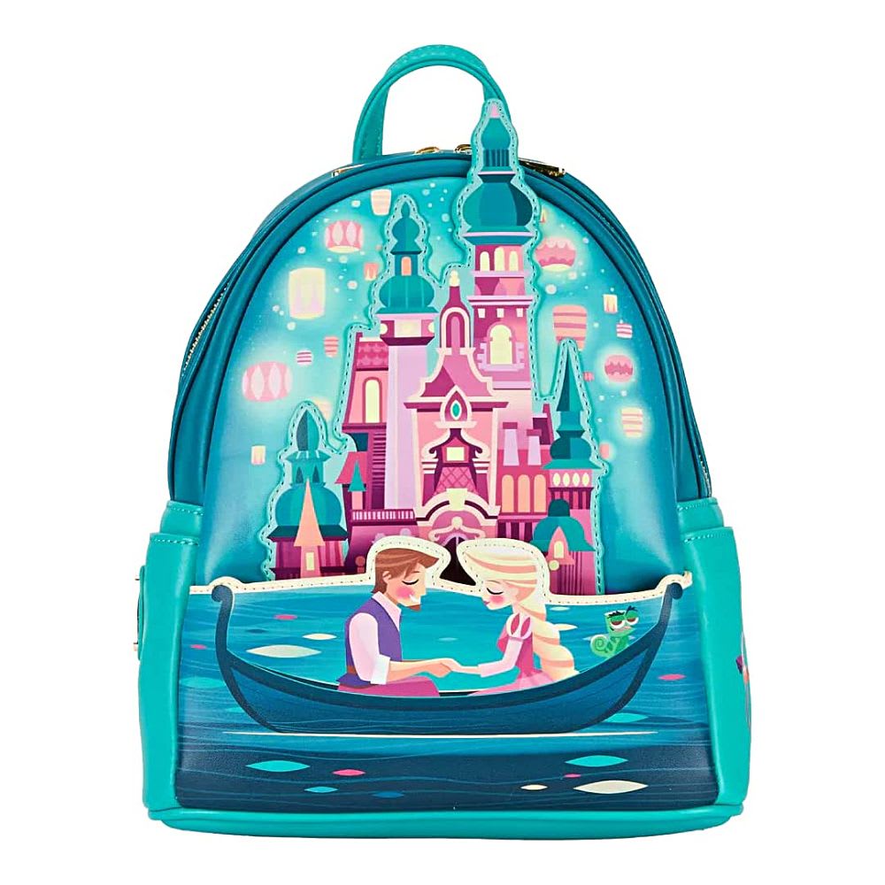 Mini Mochila Loungefly Rapunzel Enredados Fosforescente 0