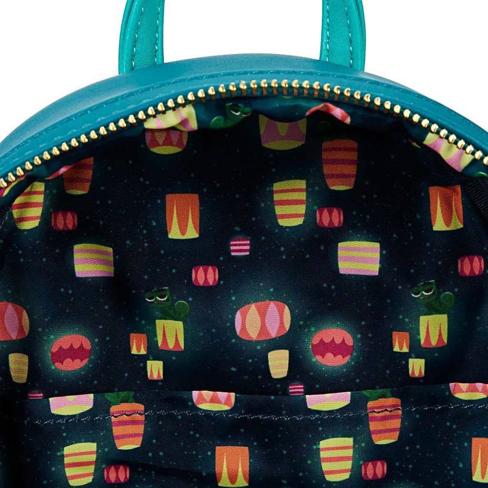 Mini Mochila Loungefly Rapunzel Enredados Fosforescente4