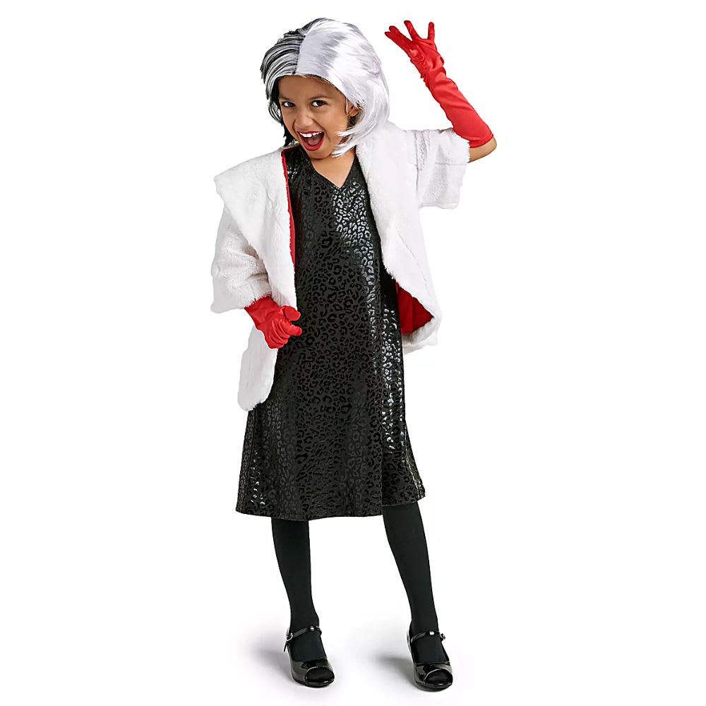 Disfraz Niña Villana Cruela de Vil 101 Dalmatas Disney Store4