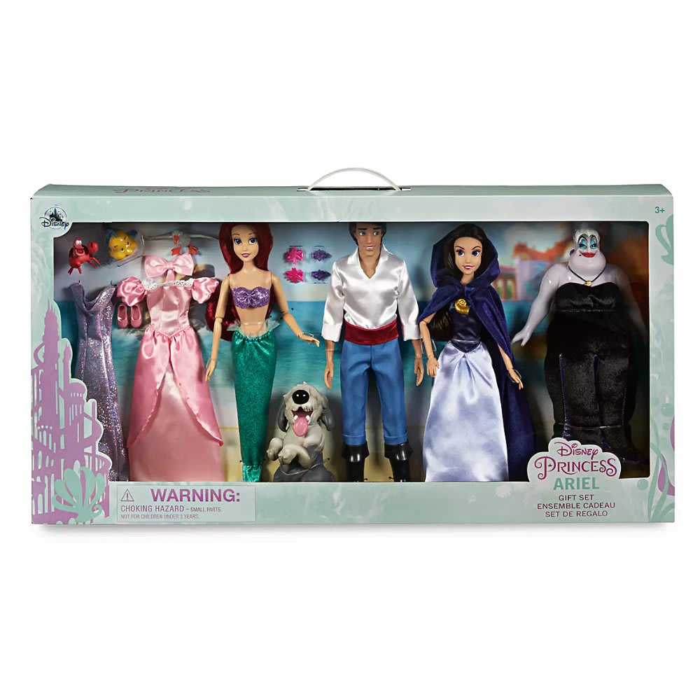 Gift Set de Muñecas Disney Store La Sirenita3