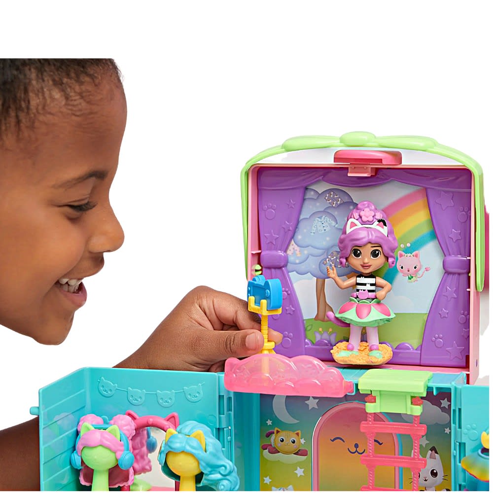Playset Gabbys Dollhouse Closet Arcoiris Portátil3